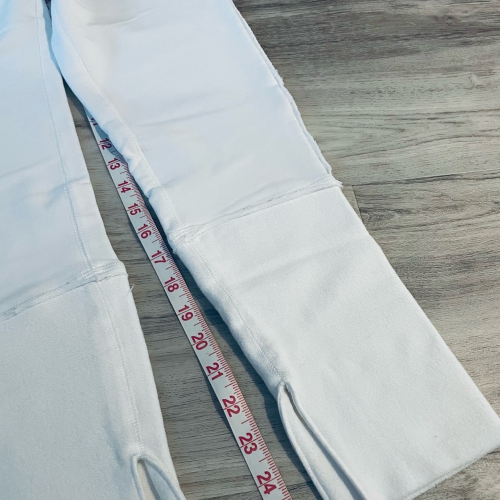 FP MOVEMENT FREE PEOPLE COTTON FOLD-OVER WAIST LEGGINGS LARGE - Picture 3 of 9